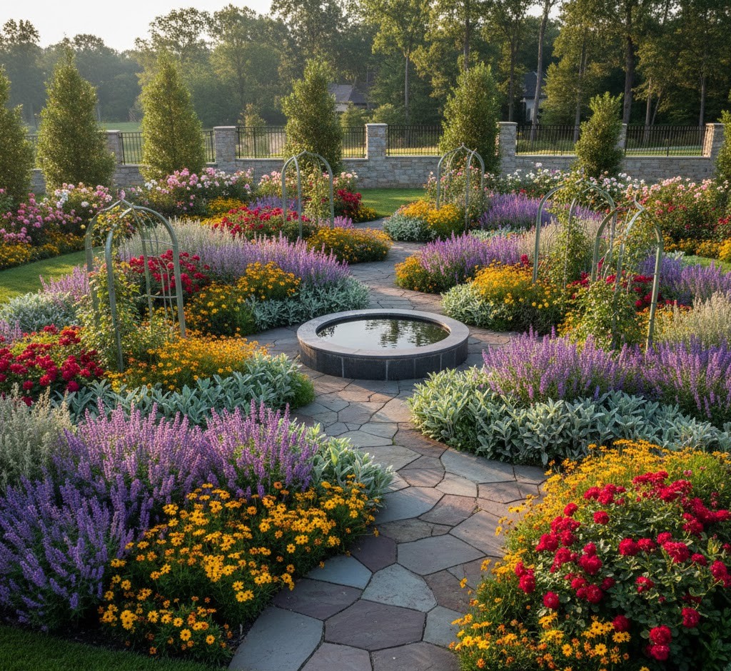 Unique garden design