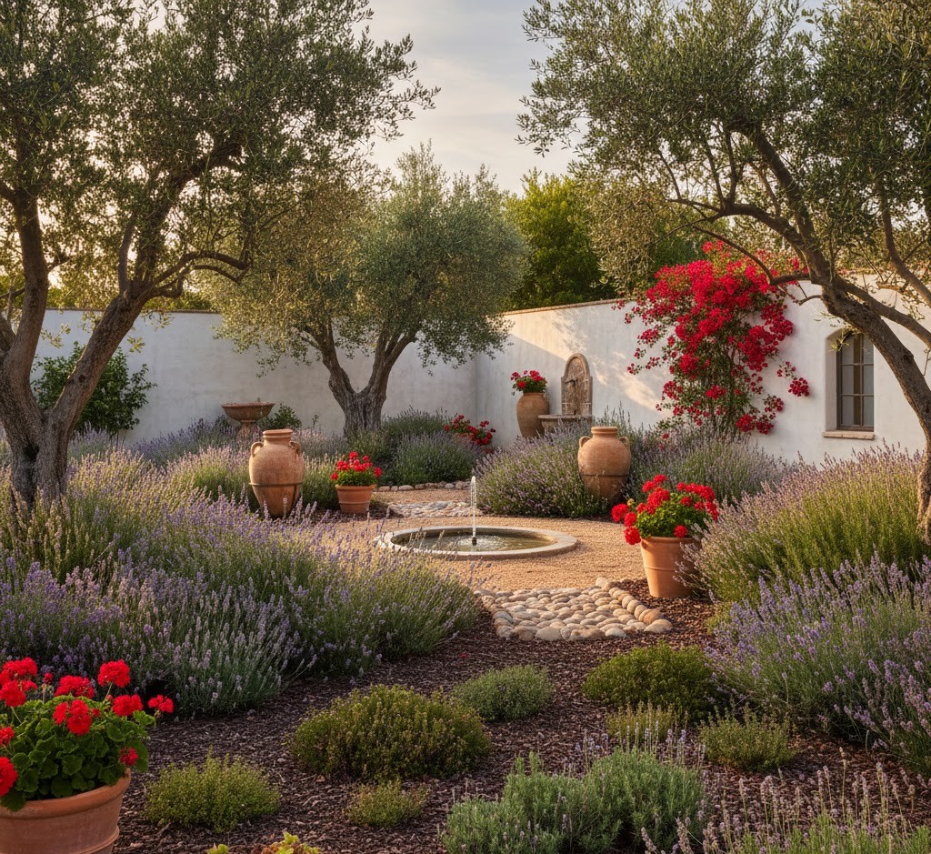 Mediterranean garden project