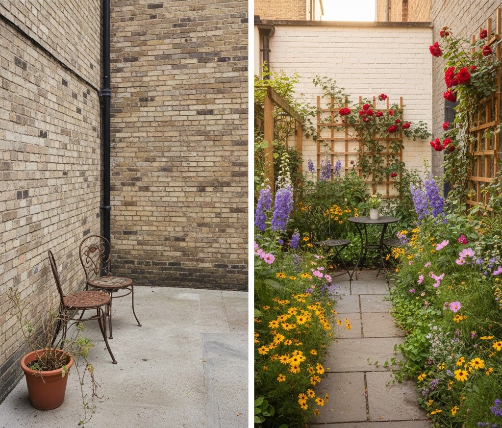 Garden transformation example