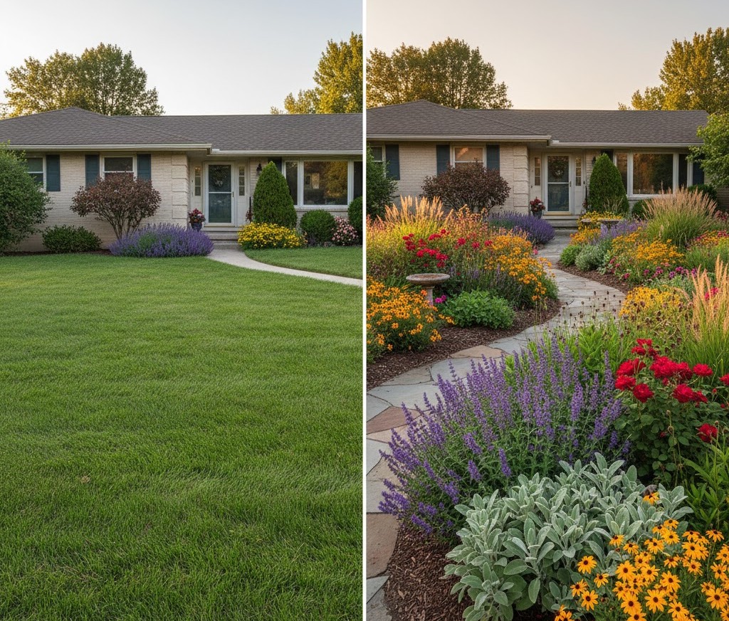 Landscape makeover project